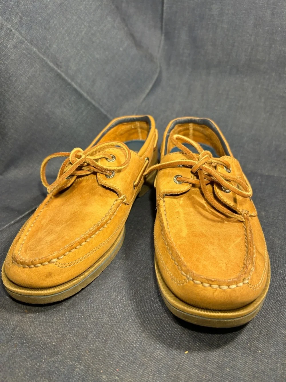 Sperry all leather top sliders loafers